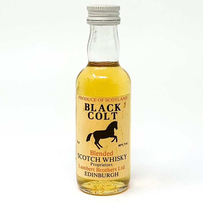 Black Colt Blended Scotch Whisky, Miniature, 5cl, 40% ABV - Old and Rare Whisky (4822885597247)