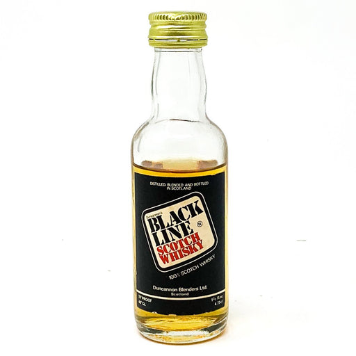 Black Line Scotch Whisky, Miniature, 4.75cl, 40% ABV - Old and Rare Whisky (4932502782015)