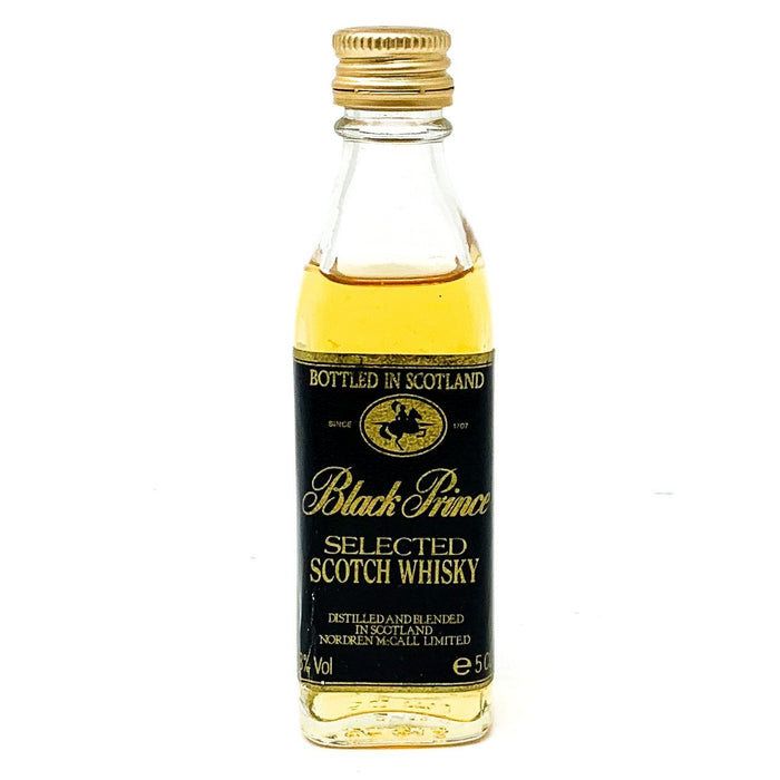 Black Prince Selected Scotch Whisky, Miniature, 5cl, 40% ABV - Old and Rare Whisky (4932485087295)