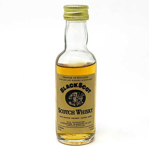Black Scot Scotch Whisky, Miniature, 5cl, 40% ABV - Old and Rare Whisky (4939910250559)