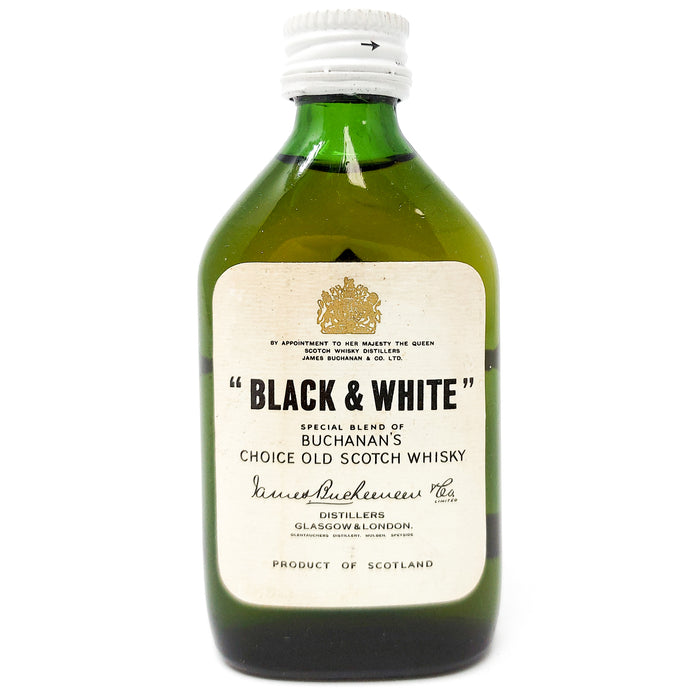 Black & White Blended Scotch Whisky, Miniature, No Strength or Capacity Stated (7004649422911)