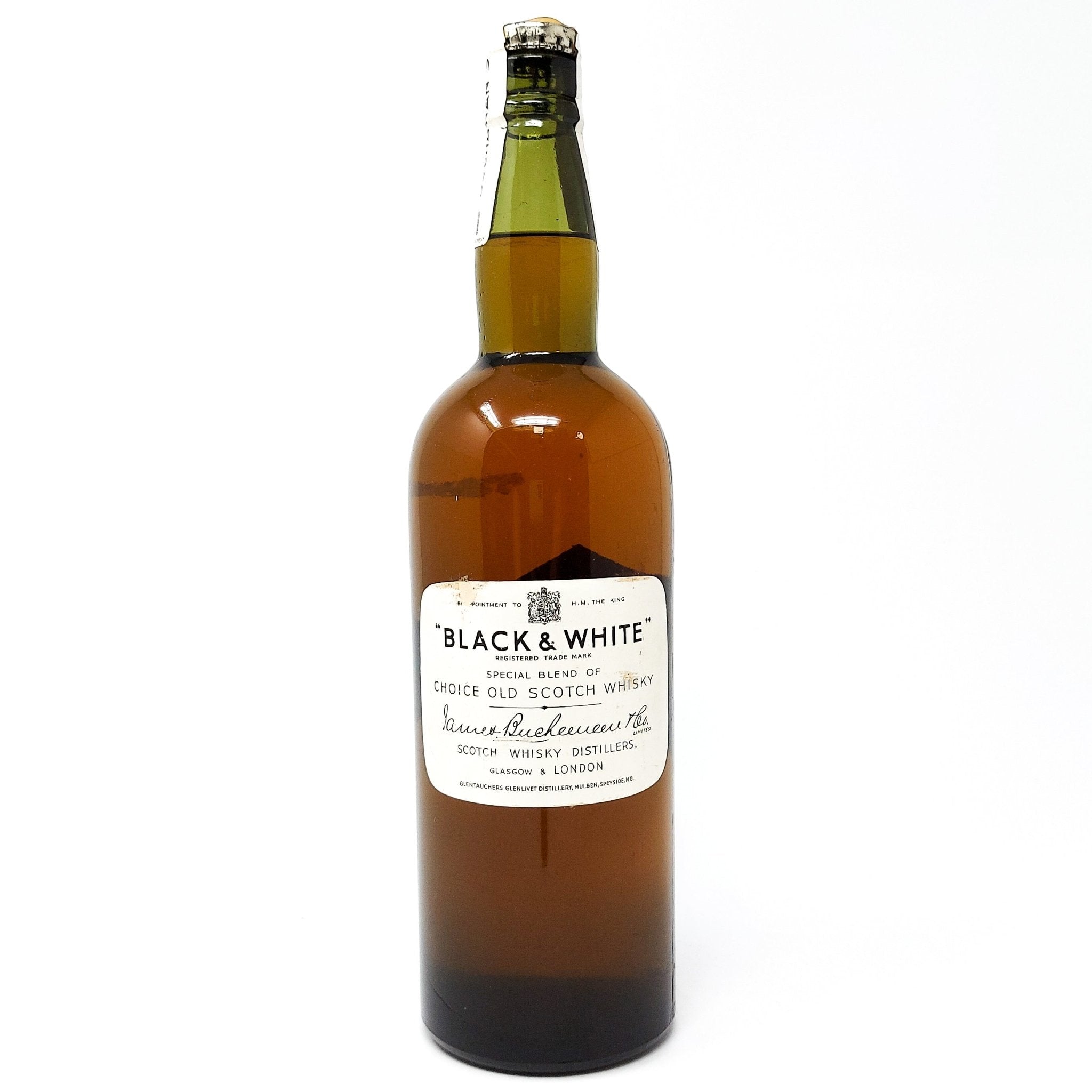 ウイスキー BLACK&WHITE BUCHANANS OLD SCOTCH 760ml Buchanan's Pre‑1952 Scotch | Rare Vintage Whisky