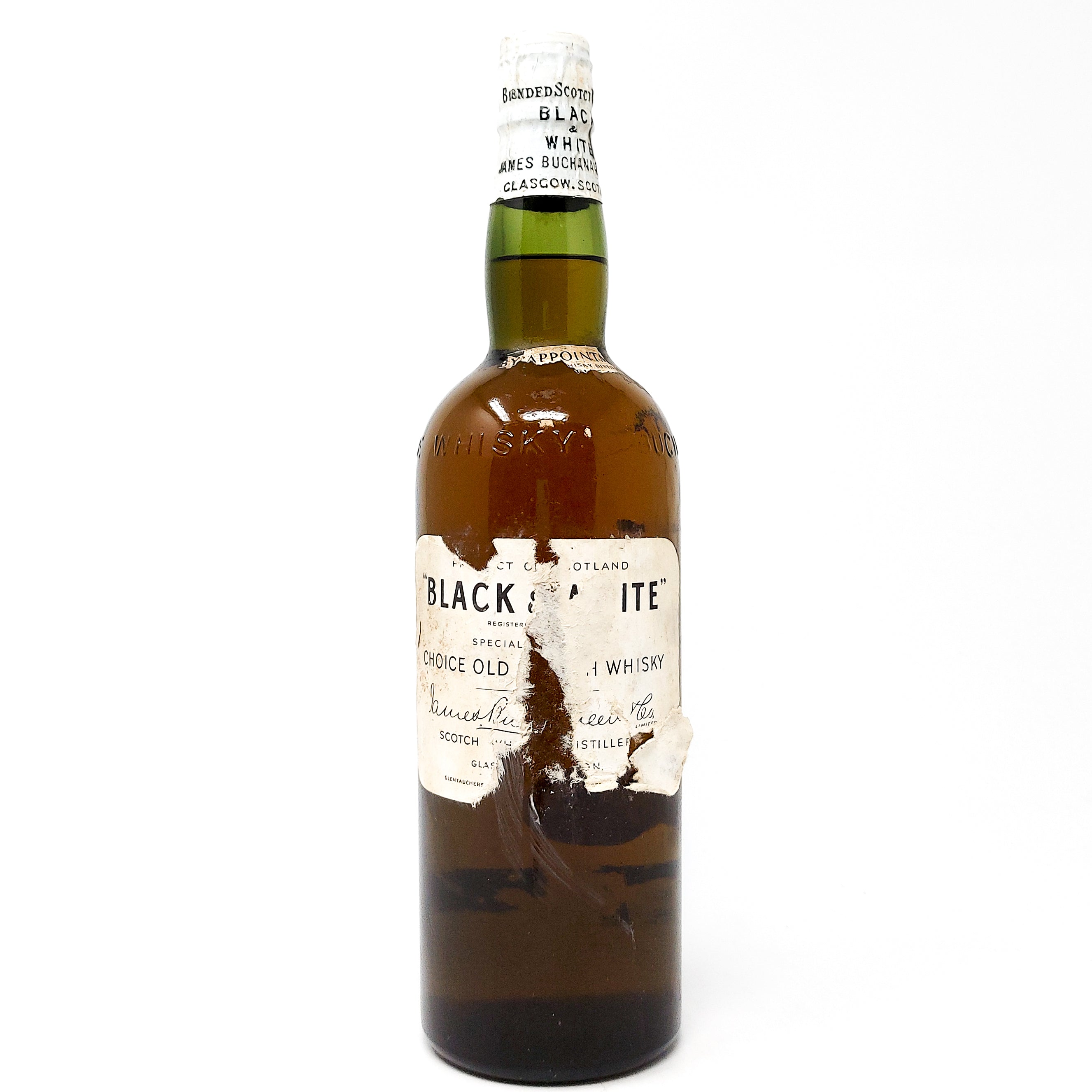 Rare Buchanan's Black & White Old Scotch Whisky