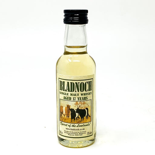 Bladnoch 17 Years Old Single Malt Whisky, Miniature, 5cl, 55% ABV - Old and Rare Whisky (4933558698047)