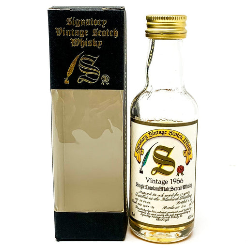 Bladnoch 1966 23 Year Old Signatory Vintage Scotch Whisky, Miniature, 5cl, 43% ABV - Old and Rare Whisky (4926823596095)
