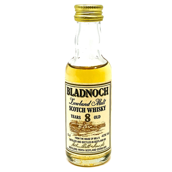 Bladnoch 8 Year Old Lowland Malt Scotch Whisky, Miniature, 5cl, 40% ABV