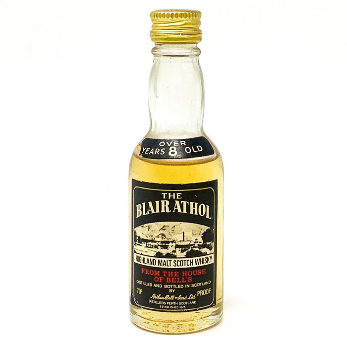 Blair Athol 8 Year Old 'From The House Of Bells' Scotch Whisky, Miniature, 5cl, 40% ABV - Old and Rare Whisky (6702203600959)
