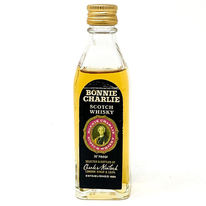 Bonnie Charlie Scotch Whisky, Miniature, 5cl, 40% ABV - Old and Rare Whisky (4913294442559)