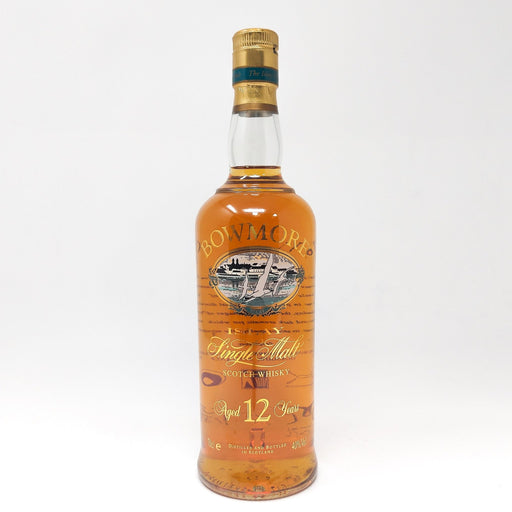 Bowmore 12 Year Old Single Malt Scotch Whisky, 1L, 43% ABV - Old and Rare Whisky (4892254634047)