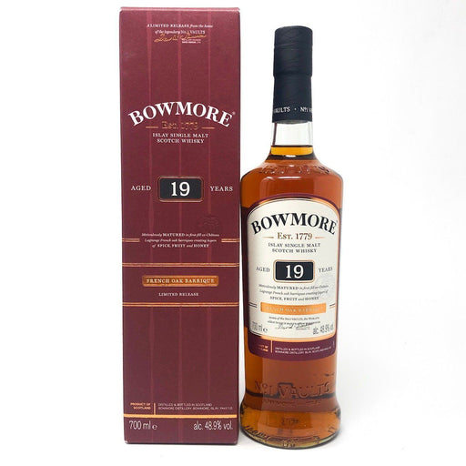 Bowmore 19 Year Old French Oak Barrique Scotch Whisky, 70cl, 48.9% ABV - Old and Rare Whisky (1678959575103)