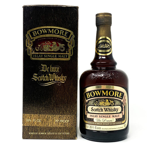 Bowmore De Luxe Scotch Whisky, 26 2/3 Fl.Oz, 70 Proof - Old and Rare Whisky (165926436894)