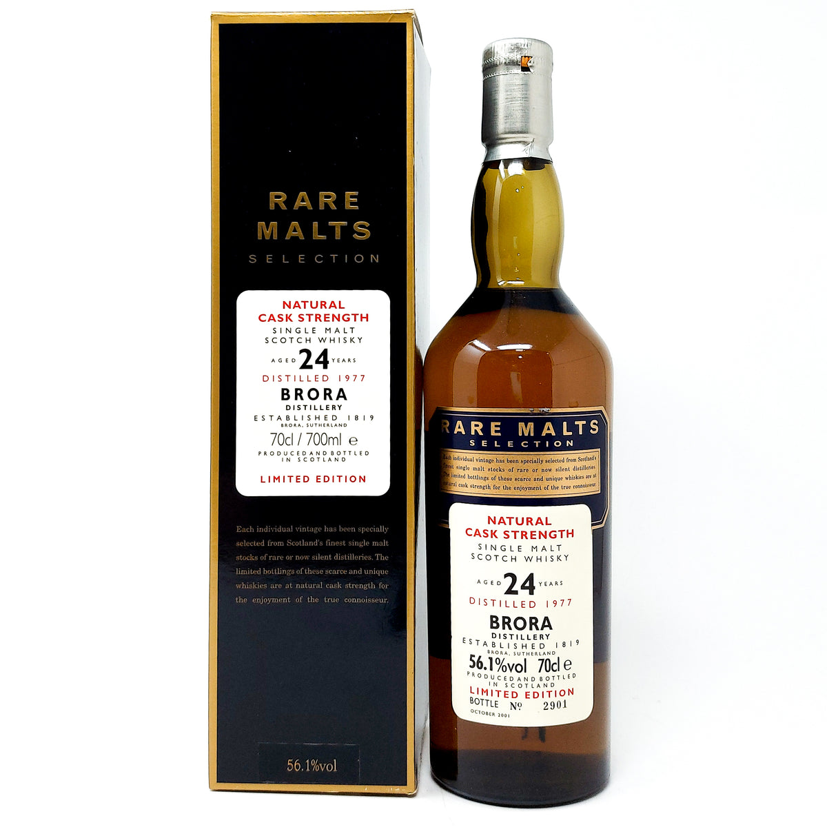 Brora 1977 Cask Strength Scotch Whisky - Rare Malts Selection