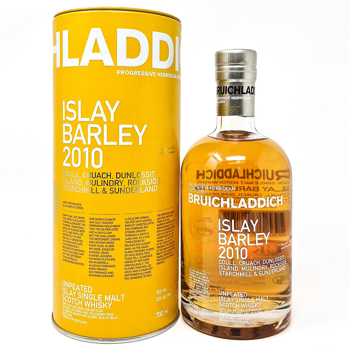 Bruichladdich Islay Barley 2010 Single Malt Scotch Whisky, 70cl, 50% ABV - Old and Rare Whisky (6884230168639)