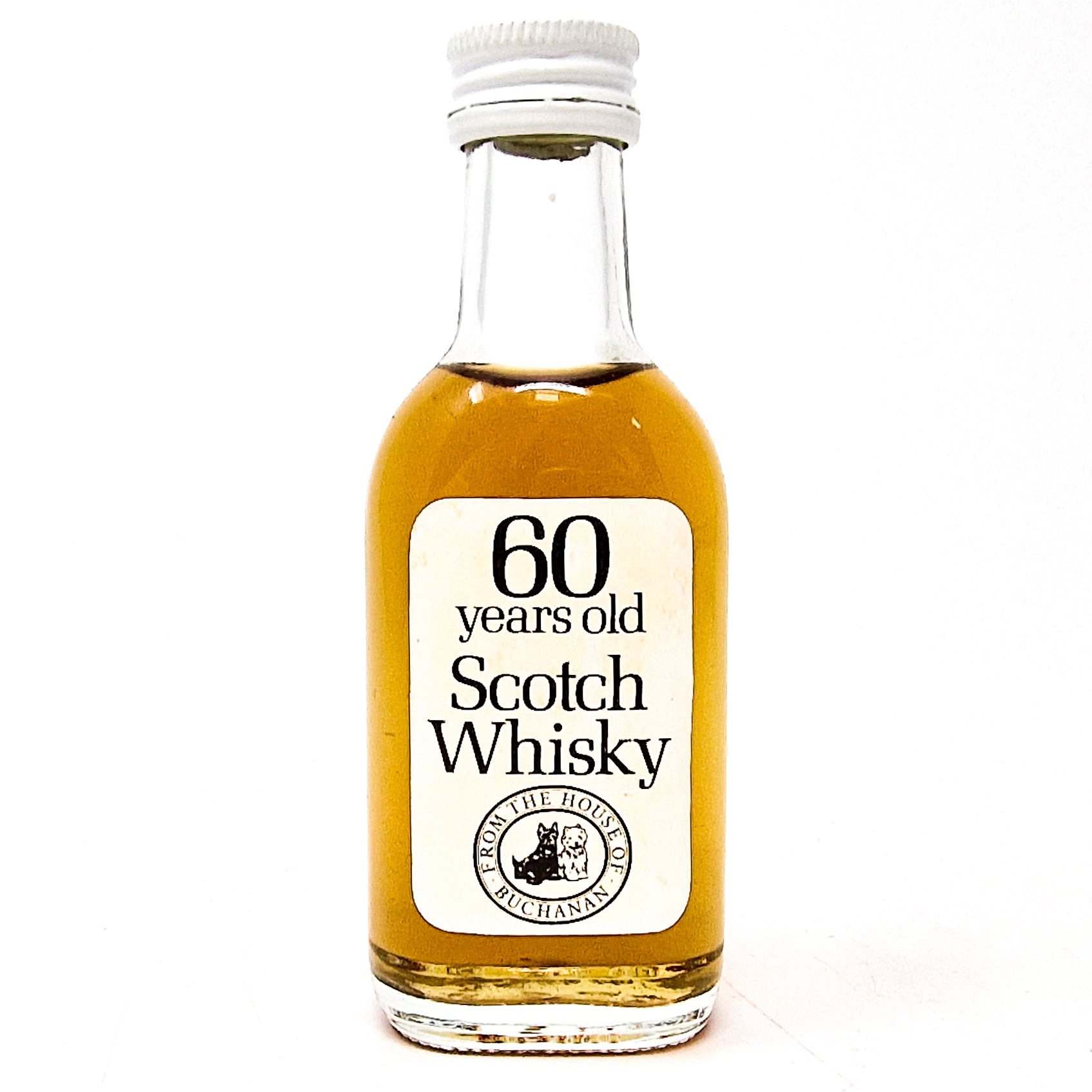 ブキャナンズ　60年　ミニボトル　Buchanan 60 Miniature buchanans-60-year-mini-1.