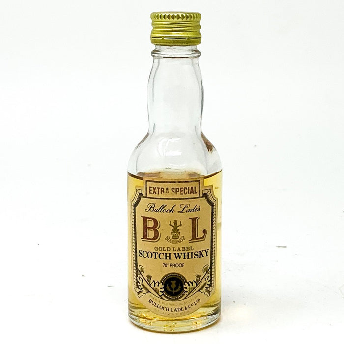 Bulloch Ladies Gold Label Scotch Whisky, Miniature, 5cl, 40% ABV - Old and Rare Whisky (4932610359359)