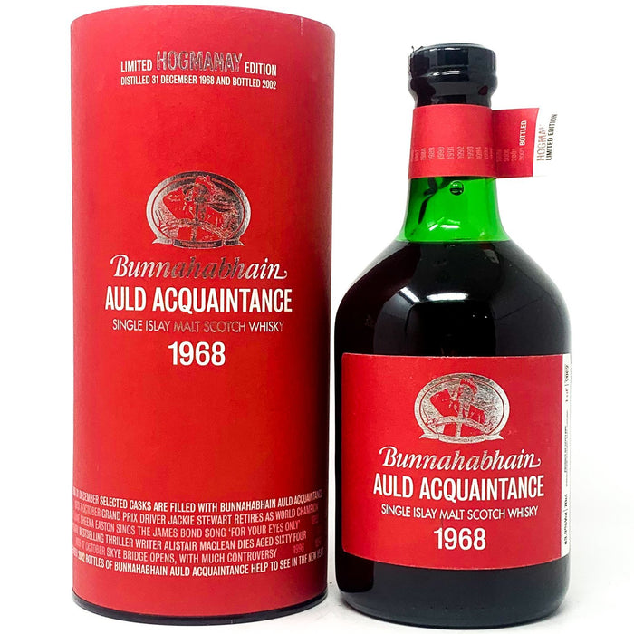 Bunnahabhain Auld Acquaintance 1968 Scotch Whisky, 70cl, 43.8% ABV - Old and Rare Whisky (1692557443135)