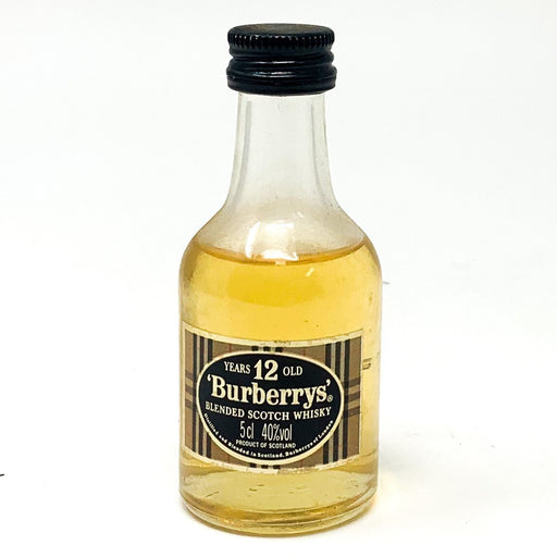 Burberry's 12 Year Old Scotch Whisky, Miniature, 5cl, 40% ABV - Old and Rare Whisky (6644565835839)