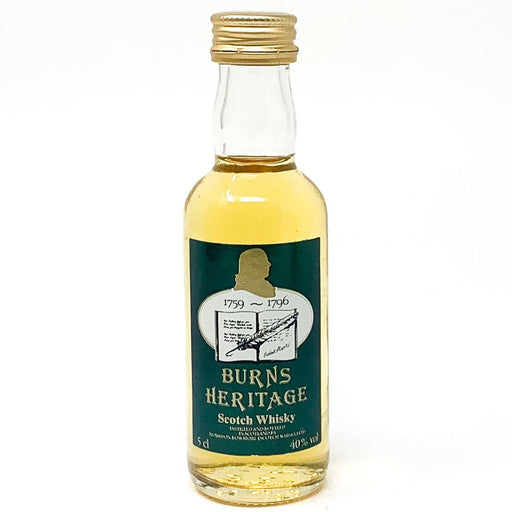 Burns Heritage Scotch Whisky, Miniature, 5cl, 40% ABV - Old and Rare Whisky (4822902243391)