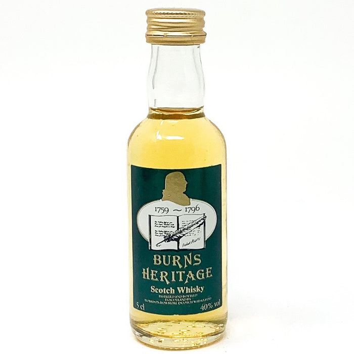 Burns Heritage Scotch Whisky, Miniature, 5cl, 40% ABV - Old and Rare Whisky (4822902243391)