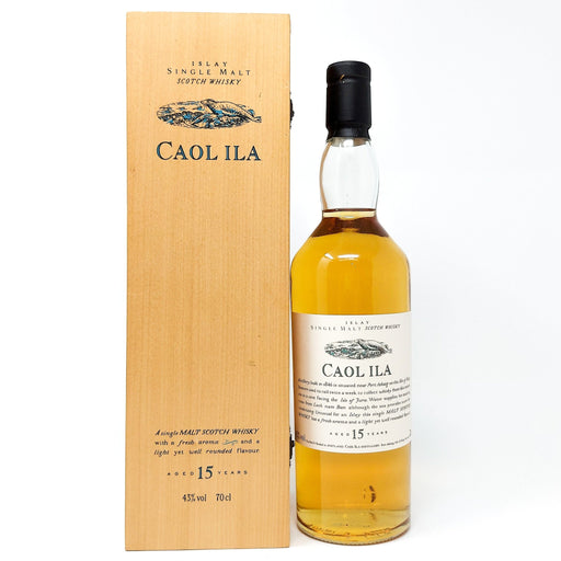 Caol Ila 15 Year Old Flora & Fauna Single Malt Scotch Whisky, 70cl 43% ABV - Old and Rare Whisky (6976866877503)