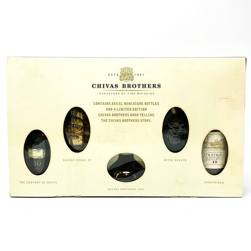 Chivas Brothers 5x5cl Miniature Bottles, 40% ABV - Old and Rare Whisky (6641575854143)