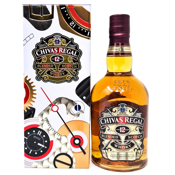 Chivas Regal 12 Year Old Bremont Watches Edition Blended Scotch Whisky, 70cl, 40% ABV - Old and Rare Whisky (1428081213503)