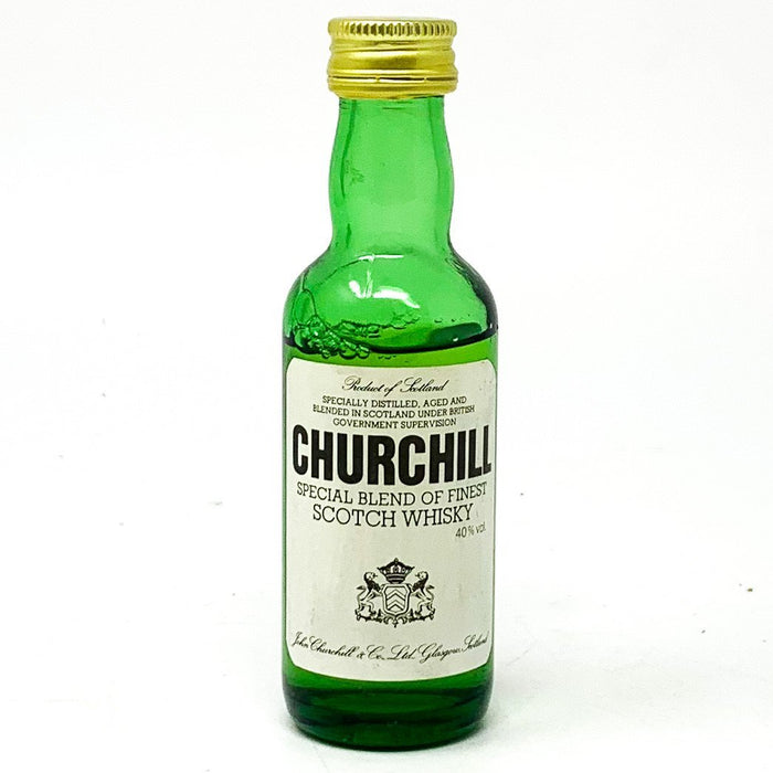 Churchill Special Blend of Finest Scotch Whisky, Miniature, 5cl, 40% ABV - Old and Rare Whisky (4924235546687)