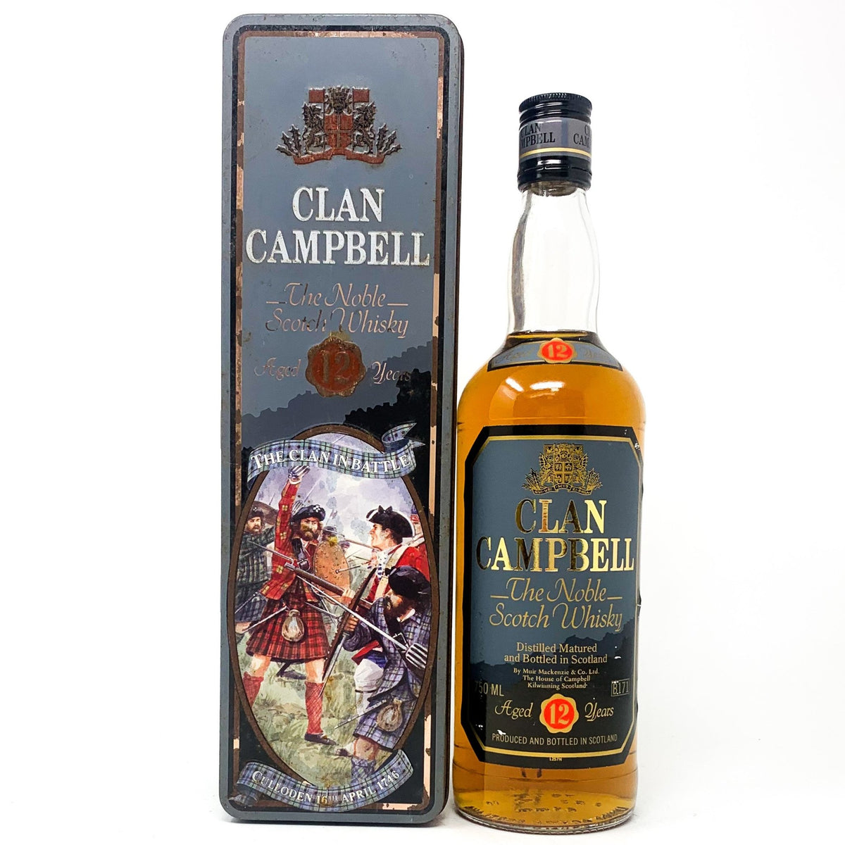 Clan Campbell 12 Year Old Scotch Whisky, 75cl, 40% ABV — Old and Rare Whisky