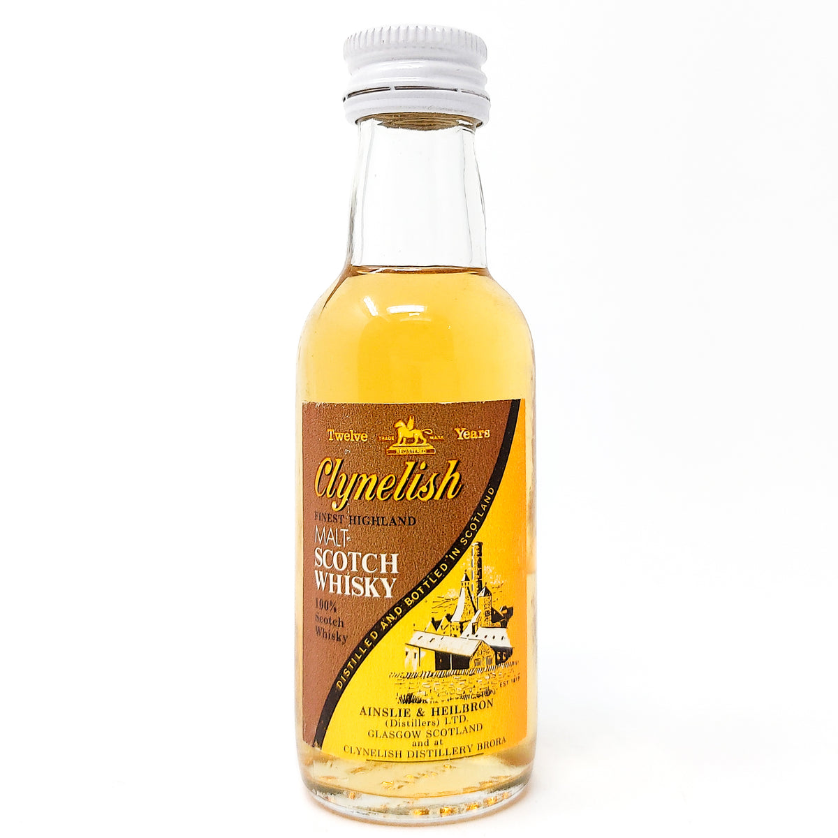 ミニチュア ・ Single－Malt 「 Clynelish 12年 ( Twelve Years Old ) 」
