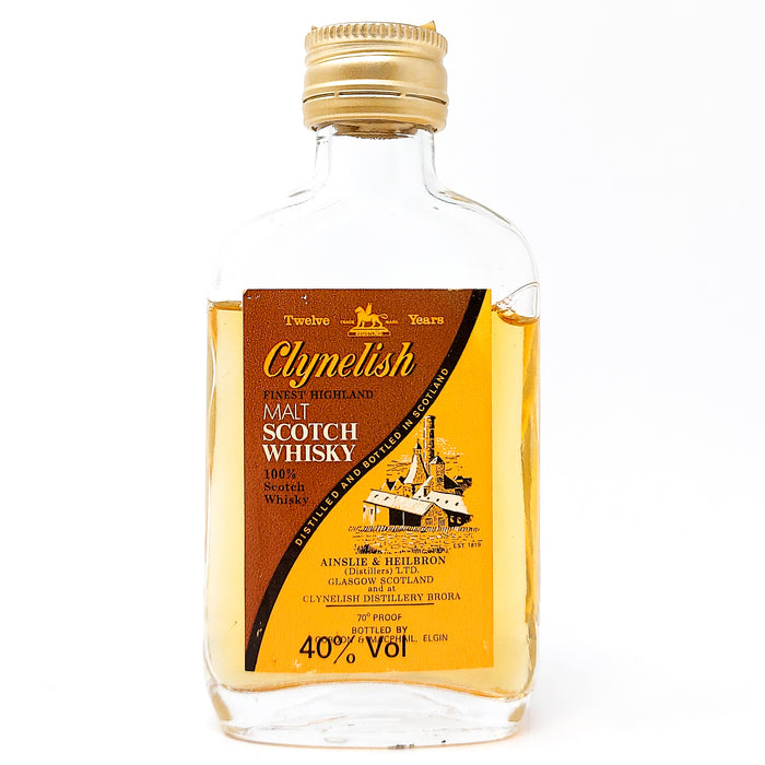 Clynelish 12 Year Old Single Malt Scotch Whisky, Miniature, 5cl, 40% ABV (7007411109951)