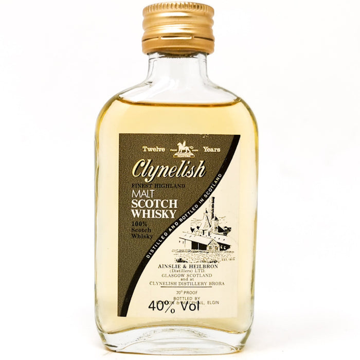 Clynelish 12 Year Old Finest Highland Malt Scotch Whisky, Miniature, 5cl, 40% ABV - Old and Rare Whisky (6748803956799)