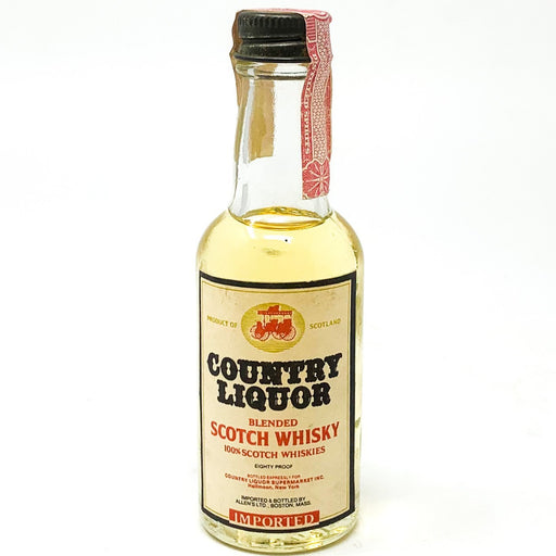 Country Liquor Blended Scotch Whisky, Miniature, 5cl, 40% ABV - Old and Rare Whisky (4935884832831)