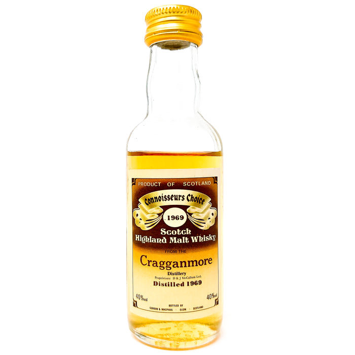 Cragganmore 1969 Gordon & MacPhail Connoisseurs Choice Single MaltScotch Whisky, Miniature, 5cl, 40% ABV