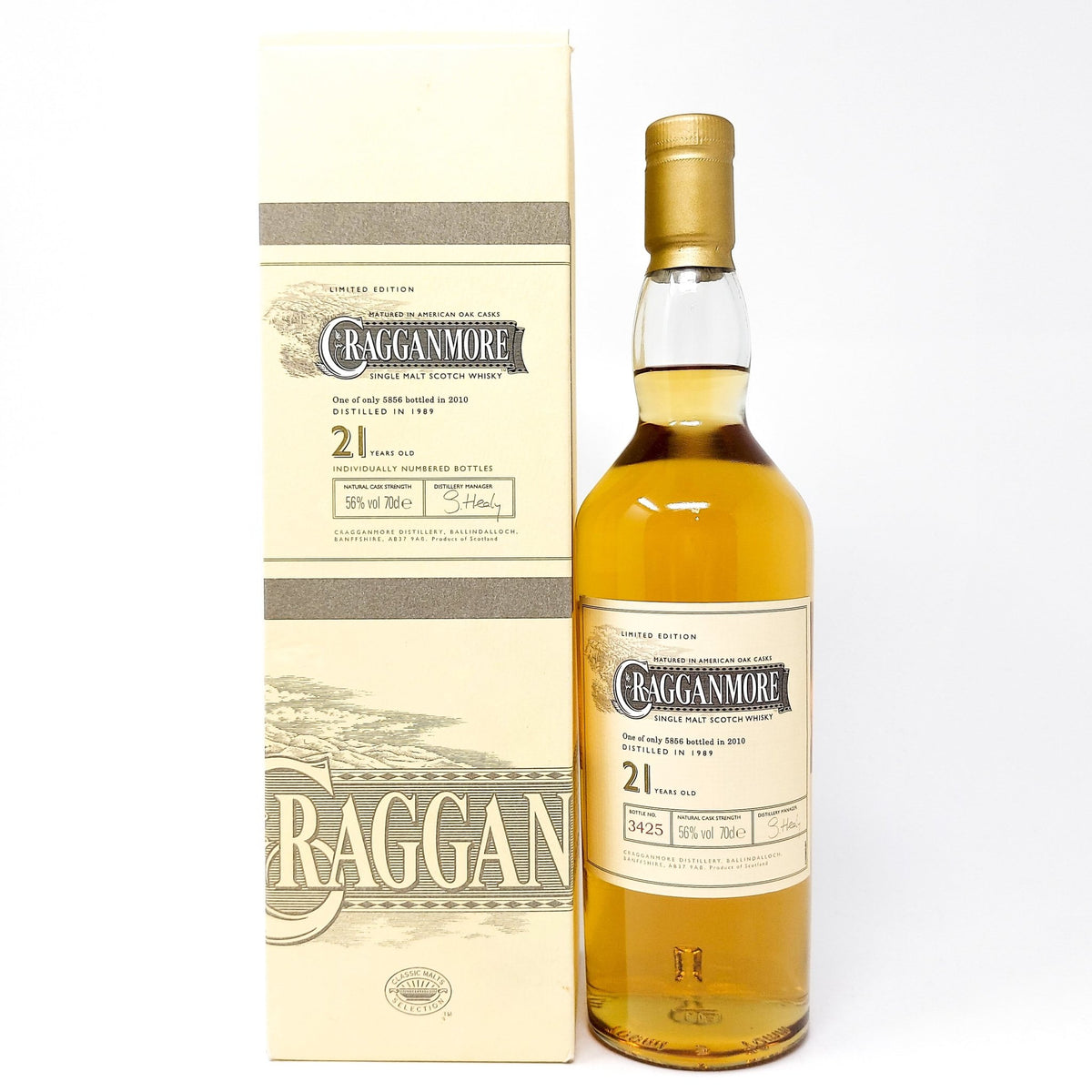 Cragganmore 21 Year Scotch Whisky 1989 | Old And Rare