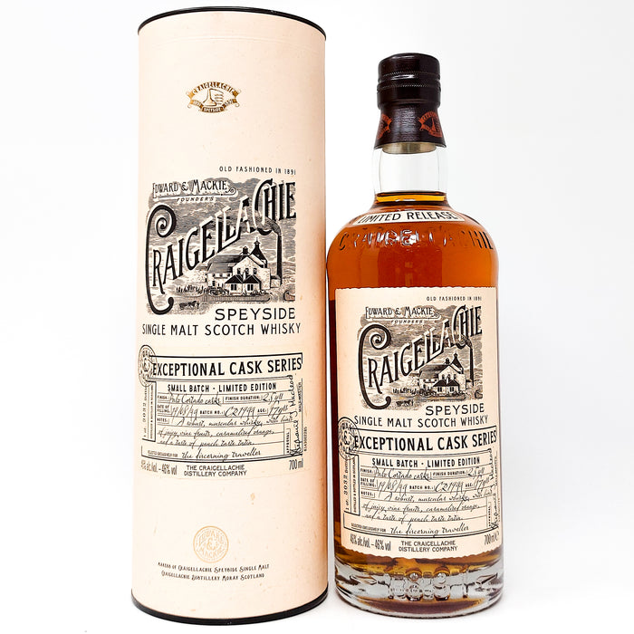Craigellachie 1999 Exceptional Cask 17 Year Old #CR1999 Single Malt Scotch Whisky, 70cl, 46% ABV