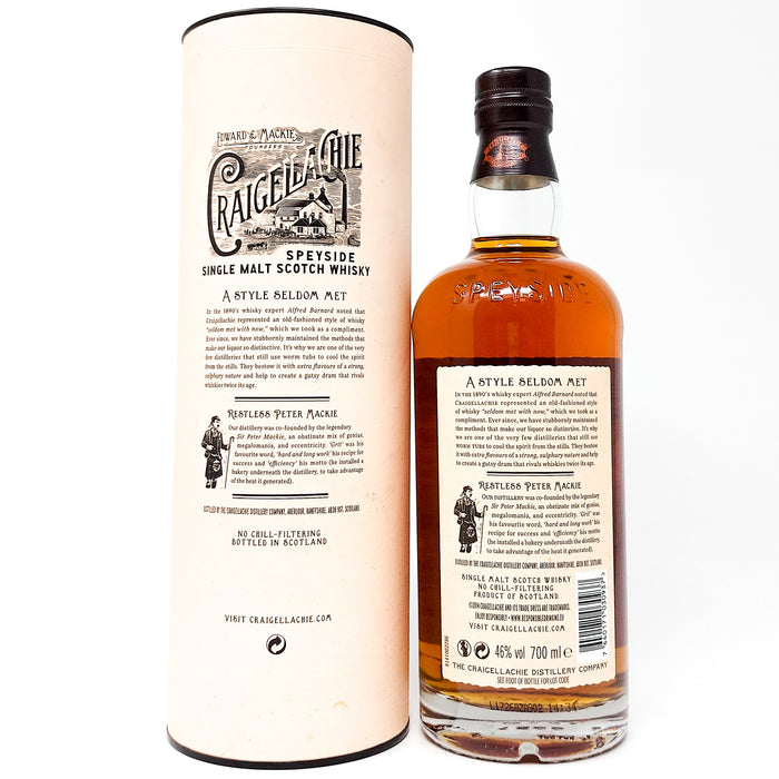 Craigellachie 1999 Exceptional Cask 17 Year Old #CR1999 Single Malt Scotch Whisky, 70cl, 46% ABV