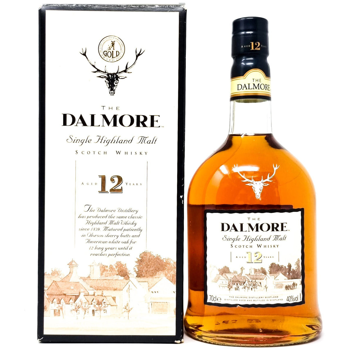 Whisky Dalmore 12 ans Single Malt 40° Ecosse en étui