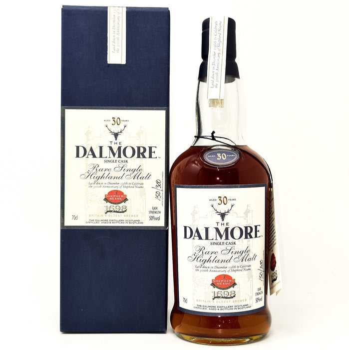 Dalmore 30 Year Old 1966 300th Anniversary of Shepherd Scotch Whisky, 70cl, 50% ABV - Old and Rare Whisky (4940930580543)