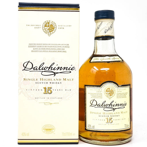 Dalwhinnie 15 Year Old Scotch Whisky, 70cl, 43% ABV - Old and Rare Whisky (6862718337087)