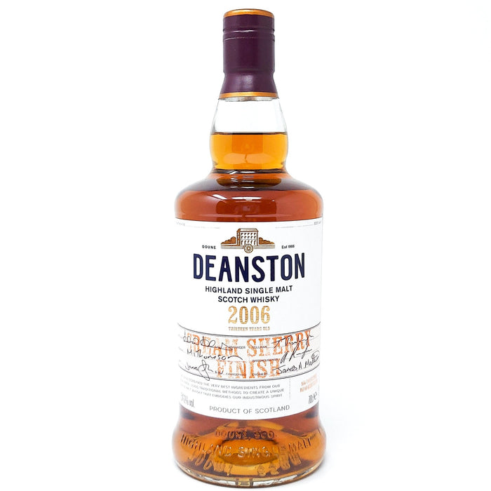 Deanston 2006 Cream Sherry Finish Single Malt Scotch Whisky, 70cl, 54.2% ABV - Old and Rare Whisky (6976880017471)