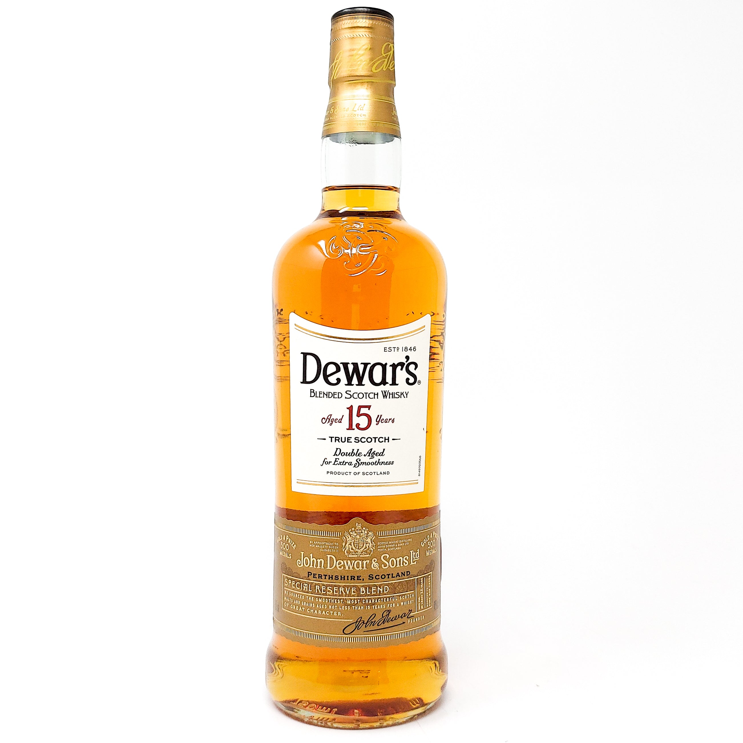 Dewar's 15 Year Old Blended Scotch Whisky, 75cl, 40 — Old and Rare Whisky
