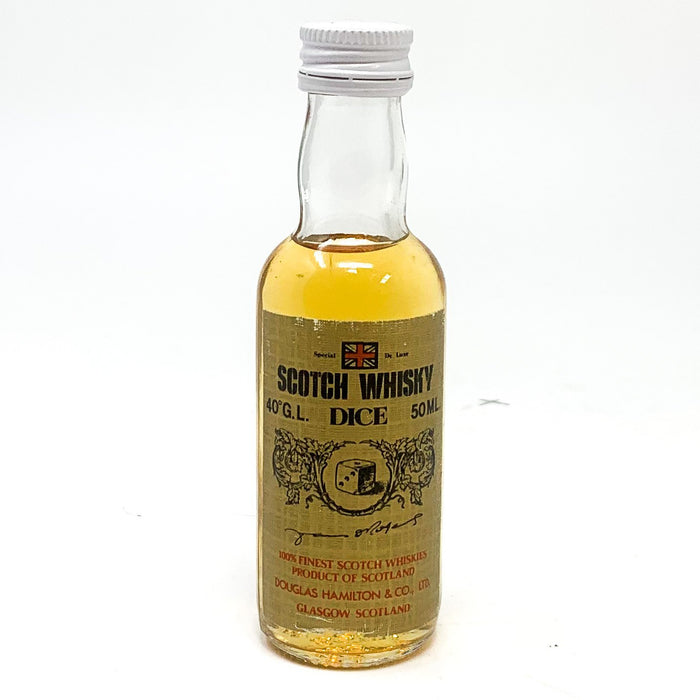 Dice Scotch Whisky, Miniature, 5cl, 40% ABV - Old and Rare Whisky (6663842136127)