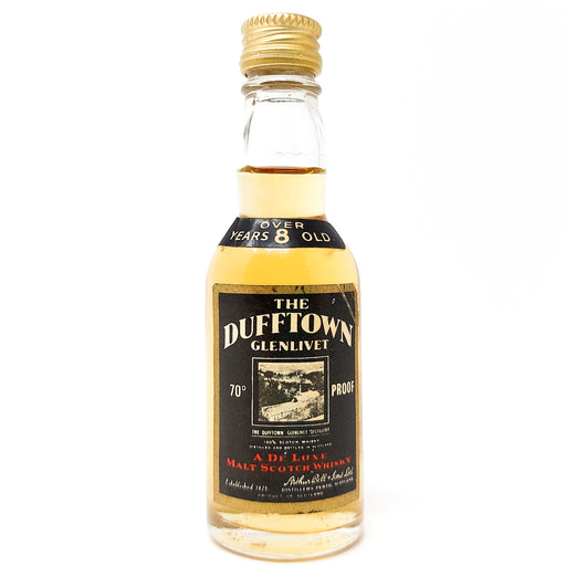 Dufftown-Glenlivet 8 Year Old Single Malt Scotch Whisky, Miniature, 5cl, 70° Proof (7007456002111)
