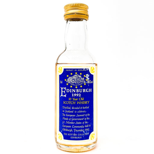 Edinburgh European Summit 1992 Scotch Whisky, Miniature, 5cl, 46% ABV (7007458000959)