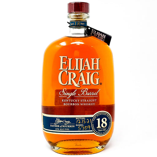 Elijah Craig 18 Year Old Single Barrel 2021 Barrel No. Kentucky Straight Bourbon, 75cl, 45% ABV (6992937189439)