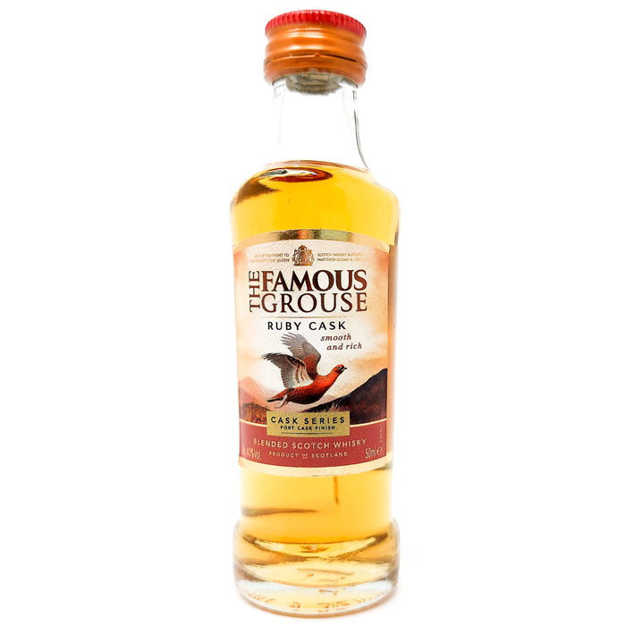 Copy of Famous Grouse Ruby Cask Blended Scotch Whisky, Miniature, 5cl, 40% ABV (7115189387327)