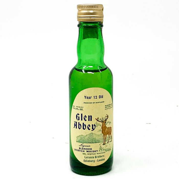 Glen Abbey 12 Year Old Blended Scotch Whisky, Miniature, 5cl, 40% ABV - Old and Rare Whisky (4932567466047)