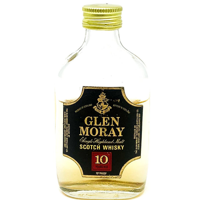 Glen Moray 10 Year Old Scotch Whisky, Miniature, 5cl, 40% ABV - Old and Rare Whisky (6657579089983)