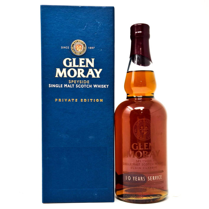 Glen Moray Private Edition 10 Year Service Scotch Whisky, 70cl, 59.5% ABV - Old and Rare Whisky (6647998873663)