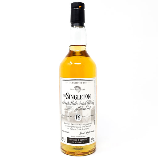 Singleton of Glen Ord 16 Year Old The Manager's Dram Single Malt Scotch Whisky, 70cl, 62% ABV (7025583521855)